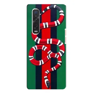 Чохли  GUCCI для ОППО Файнд Х3 Про (AlphaPrint) (Gucci змія)