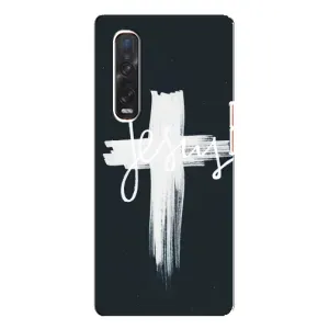 Чехол для Oppo Find X3 Pro (AlphaPrint) - (Христианские) (Иисус)