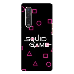 Чехол Гра в кальмара для Oppo Find X3 Pro (Паттерн Игра кальмара)
