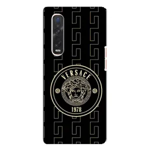 Чехлы VERSACE для Оппо Финд х3 Про (PREMIUMPrint) (Лого Версаче)