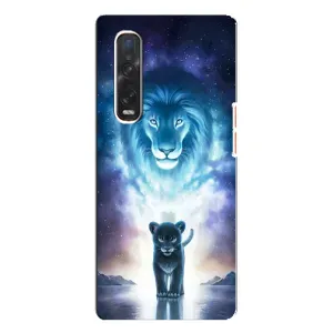 Чохол з картинкою ЛЕВ для Oppo Find X3 Pro (VPrint) (Маленький лев)