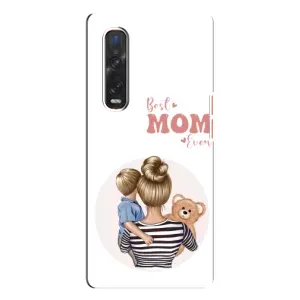 Чехлы для мамы на Oppo Find X3 Pro (Мама и сын)