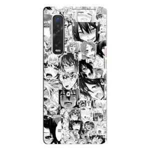 Анимешный чехол для Oppo Find X3 Pro (Ahegao manga)