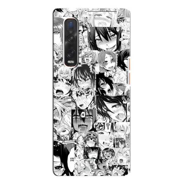 Чохол з принтом «Ahegao manga» для OPPO Find X3 Pro