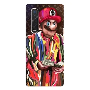 Брендновые Чехлы для Oppo Find X3 Pro - (PREMIUMPrint) (Mario LV)