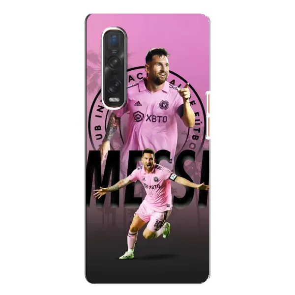 Чохол з принтом «Messi Miami» для OPPO Find X3 Pro