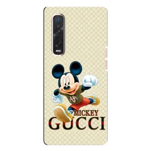 Чехол Disney Mouse Oppo Find X3 Pro (PREMIUMPrint) (Mikki Gucci)