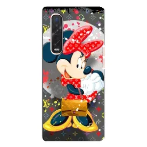 Чехол Disney Mouse Oppo Find X3 Pro (PREMIUMPrint) (Minni с бантиком)