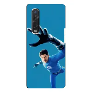Чехол с принтом Фантастическая четверка для Oppo Find X3 Pro (Мистер Фантастик супергерой)
