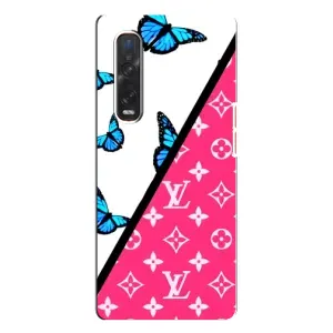 Брендновые Чехлы для Oppo Find X3 Pro - (PREMIUMPrint) (Мода LV)