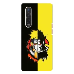 Naruto Anime Чехлы для Оппо Финд х3 Про (AlphaPrint) (Наруто-Итачи)