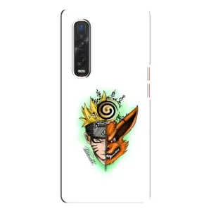 Naruto Anime Чехлы для Оппо Финд х3 Про (AlphaPrint) (Наруто Курама)
