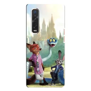 Чехол Зоотрополіс на Oppo Find X3 Pro (Герои мультфильма Зверополис)