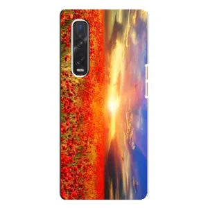 Чохол з картинкою (Стильні) ОППО Файнд Х3 Про - (AlphaPrint) (Поле тюльпанів)