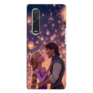 Чехол Рапунцель для Oppo Find X3 Pro (Принцесса и принц)