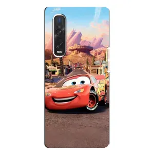 Силиконовый чехол Маквин для Oppo Find X3 Pro (Радиаторный Спрингс Маквин)