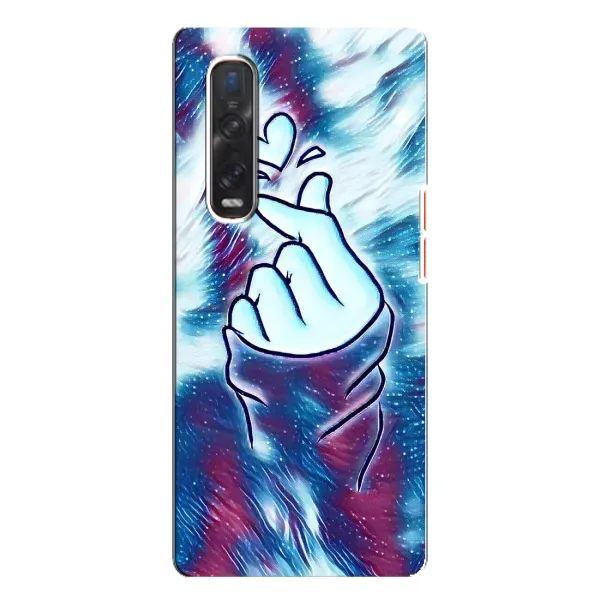 Чехол с принтом «Радужное сердце» для OPPO Find X3 Pro Чехол с принтом «Радужное сердце» для OPPO Find X3 Pro