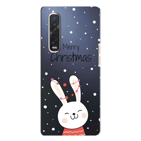 Чохол з принтом «Різдвяний заєць» для OPPO Find X3 Pro Чохол з принтом «Різдвяний заєць» для OPPO Find X3 Pro