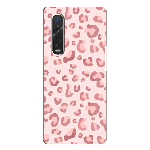 Чехол с принтом «Розовый леопард» для OPPO Find X3 Pro
