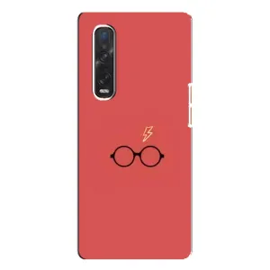 Чехлы с Гарри Поттером для Oppo Find X3 Pro (AlphaPrint) (шрам и очки)