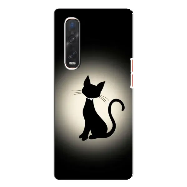 Чехол с принтом «Силуэт котика» для OPPO Find X3 Pro Чехол с принтом «Силуэт котика» для OPPO Find X3 Pro