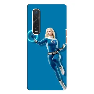 Чехол с принтом Фантастическая четверка для Oppo Find X3 Pro (Сью Сторм полет)