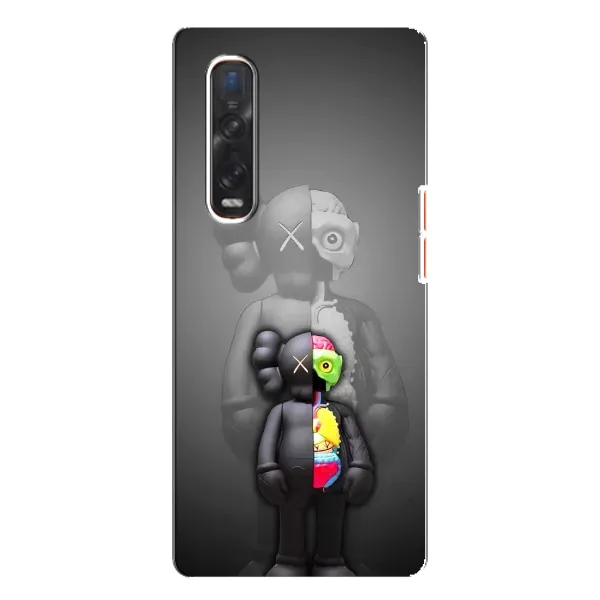 Чехол с принтом «Тело Bearbrick» для OPPO Find X3 Pro
