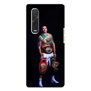 Чехол с картинкой Александр Усик для Oppo Find X3 Pro (Усик с поясами)