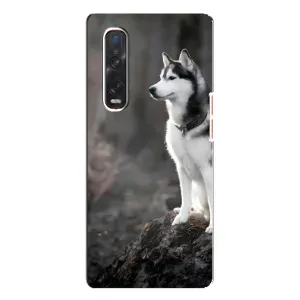 Чохол з Хаскі Oppo Find X3 Pro - (AlphaPrint) (Вірний собака)