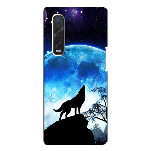 Чехол с принтом «Волк на луну» для OPPO Find X3 Pro Чехол с принтом «Волк на луну» для OPPO Find X3 Pro