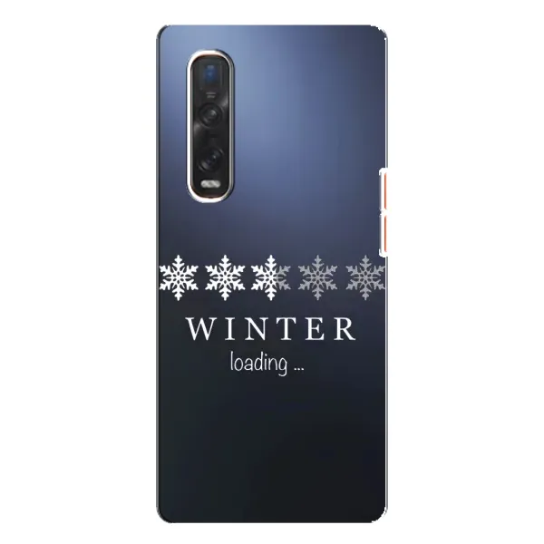Чохол з принтом «Winter loading» для OPPO Find X3 Pro Чохол з принтом «Winter loading» для OPPO Find X3 Pro