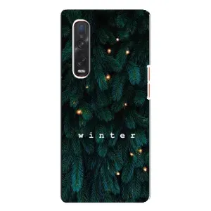 Новогодние, Праздничные Чехлы для Oppo Find X3 Pro - 2024 год (Winter)