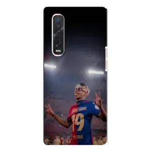 Чохол з футболістом Ламін Ямаль Oppo Find X3 Pro (Ямаль на стадіоні)