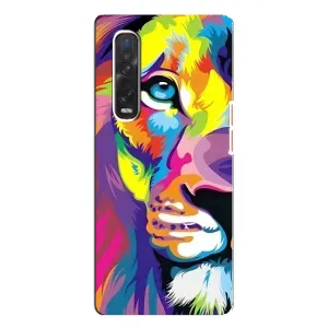 Чохол з картинкою ЛЕВ для Oppo Find X3 Pro (VPrint) (Яскравий Лев)