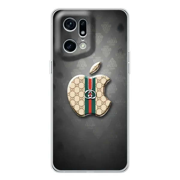 Чехол с принтом «Apple gucci» для OPPO Find X5 Pro