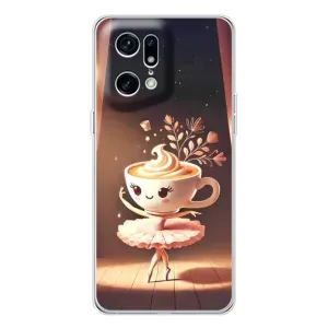Чехол с мемом Тралалело тралала на OPPO Find X5 Pro (Балерина капучина)