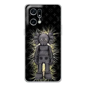 Чохли для OPPO Find X5 Pro - Bearbrick Louis Vuitton (PREMIUMPrint) (Bearbrick LV)