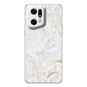 Мраморний чехол на OPPO Find X5 Pro (VPrint) (Білий мрамор)