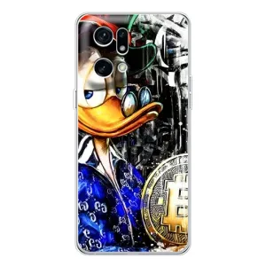 Чехли для Файнд Х5 Про - Scrooge MagDag (PREMIUMPrint) (Біткойн Скрудж)