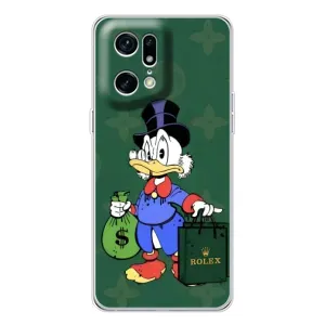 Чехлы для OPPO Find X5 Pro - Скрудж МакДак Louis Vuitton (PREMIUMPrint) (Богатая Утка)