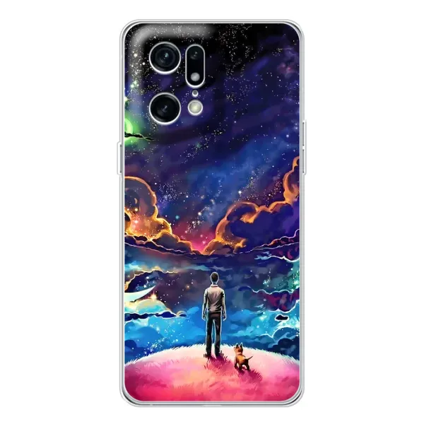 Чехол с принтом «Галактический вид» для OPPO Find X5 Pro