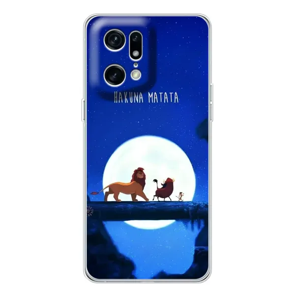 Чехол с принтом «Хакуна Матата» для OPPO Find X5 Pro
