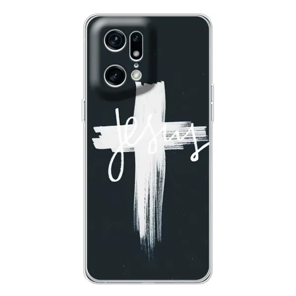 Чехол с принтом «Иисус» для OPPO Find X5 Pro