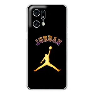 Чохли для OPPO Find X5 Pro - з картинкою JORDAN (AlphaPrint) (Jordan Gold)