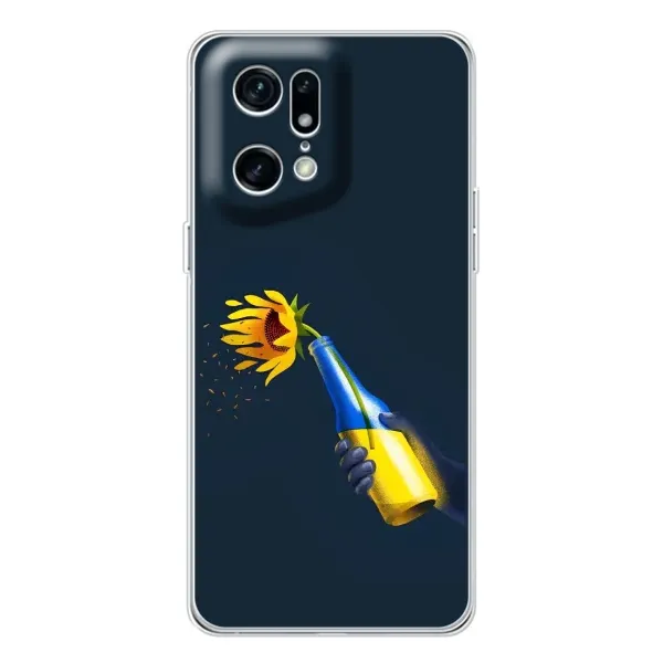 Чехол с принтом «Коктейль молотова» для OPPO Find X5 Pro