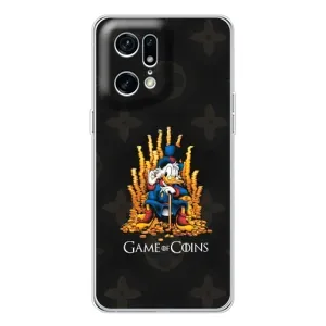 Чехлы для OPPO Find X5 Pro - Скрудж МакДак Louis Vuitton (PREMIUMPrint) (Король денег)