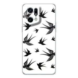 Чохол з пташками на OPPO Find X5 Pro (VPrint)