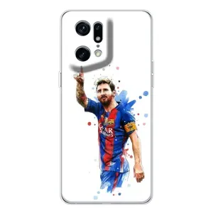 Чехлы Месси для OPPO Find X5 Pro (AlphaPrint) (Лео Месси)