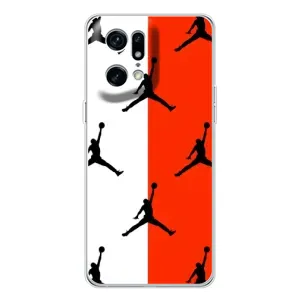 Чохли для OPPO Find X5 Pro - з картинкою JORDAN (AlphaPrint) (Лого Джордан)