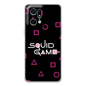 Чехол с принтом «Паттерн Игра кальмара» для OPPO Find X5 Pro